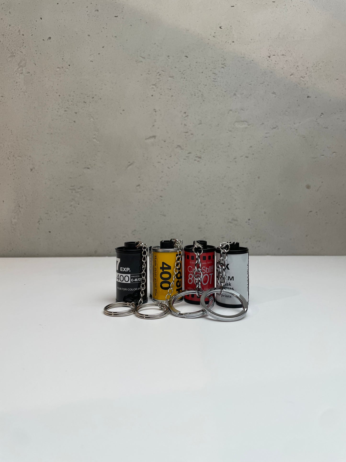 35mm film roll keychain